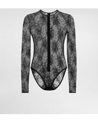 Dolce & Gabbana - Chantilly Lace Bodysuit - Lyst