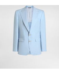 Dolce & Gabbana - Sicilia Single-Breasted Linen Jacket - Lyst