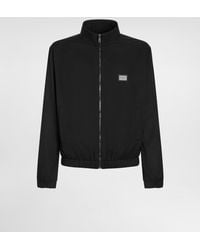 Dolce & Gabbana - Light Nylon Jacket With Branded Tag - Lyst