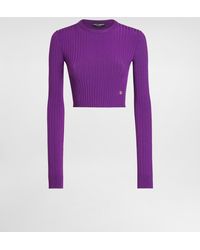 Dolce & Gabbana - Maglione Con Applicazione Logo - Lyst