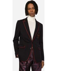 Herren Bekleidung Jacken Blazer Dolce & Gabbana Jacke Beat floraler Lurex-Jacquard für Herren 