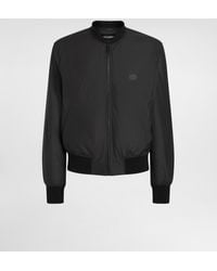 Dolce & Gabbana - Technical Fabric Bomber Jacket With Tag - Lyst