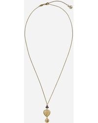 Dolce & Gabbana - Sicily Necklace 18-Carat And Sapphires - Lyst