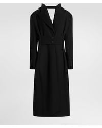 Dolce & Gabbana - Wool Gabardine Coat - Lyst
