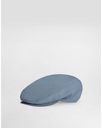 Dolce & Gabbana - Wool Poplin Flat Cap - Lyst
