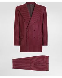 Dolce & Gabbana - Double-Breasted Martini Suit - Lyst