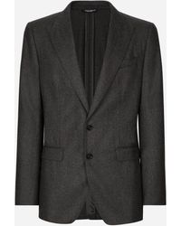 Dolce & Gabbana - シングルブレストジャケット タオルミナフィット ウール - Lyst