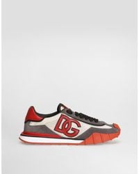 Dolce & Gabbana - Sports Shoes With Logo - Lyst