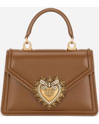 Dolce & Gabbana - Small Devotion Top-Handle Bag - Lyst