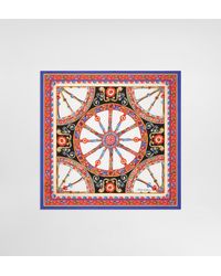 Dolce & Gabbana - Foulard 50 X 50 En Twill De Soie À Imprimé Carretto - Lyst