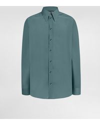 Dolce & Gabbana - Silk Crêpe De Chine Shirt - Lyst