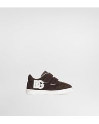 Dolce & Gabbana - Dg Original Velour Fabric Sneakers - Lyst
