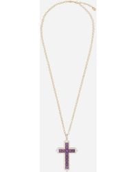 Dolce & Gabbana - 377 Pendente Croce G - Lyst