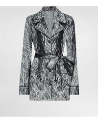 Dolce & Gabbana - ファープリント シルクサテン パジャマシャツ - Lyst