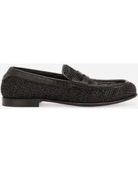 Dolce & Gabbana - ウーヴンラフィア ローファー - Lyst