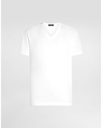 Dolce & Gabbana - T-Shirt Aus Baumwolle - Lyst