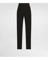 Dolce & Gabbana - Tailored Woolen Tuxedo Pants - Lyst
