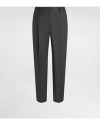 Dolce & Gabbana - Hose Aus Wolle Mit Doppelter Bundfalte - Lyst