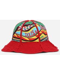 Dolce & Gabbana - Multi-colored Crochet Hat - Lyst