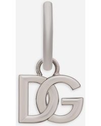 Dolce & Gabbana - Single Dg Logo Earring - Lyst