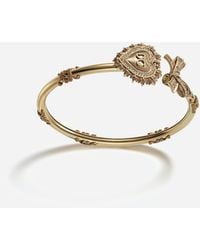 Dolce & Gabbana - Devotion Bracelet 18 Carat And Diamonds - Lyst