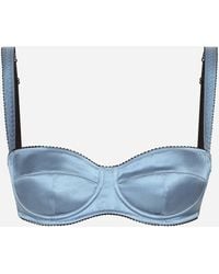 Dolce & Gabbana - Balconette-Bh Aus Satin - Lyst