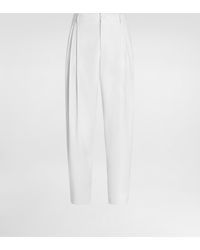 Dolce & Gabbana - Micro-Rib Trousers - Lyst