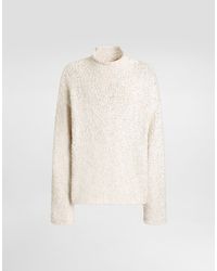 Dolce & Gabbana - Cotton-Blend Pullover - Lyst