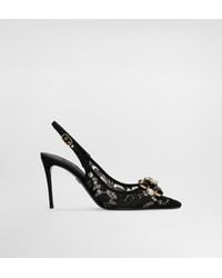 Dolce & Gabbana - Lace Slingbacks - Lyst