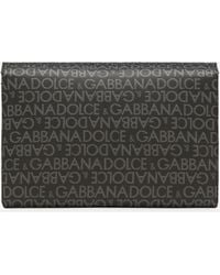 Dolce & Gabbana - Coated Jacquard Crossbody Bag - Lyst