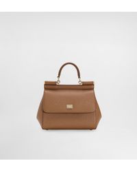 Dolce & Gabbana - Small Dauphine Leather Sicily Bag - Lyst