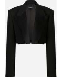 Dolce & Gabbana - Cropped Blazer - Lyst