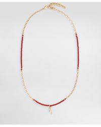 Dolce & Gabbana - Metal Necklace With Gemstones And Charms - Lyst