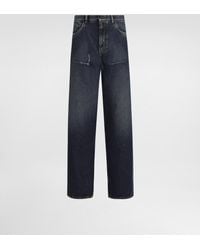 Dolce & Gabbana - Denim Cotton Trousers - Lyst