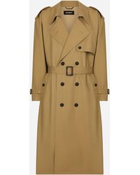 Dolce & Gabbana - ベルテッド ダブルコート - Lyst