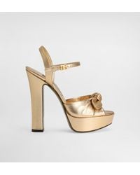 Dolce & Gabbana - Mordoré Nappa Leather Sandals - Lyst