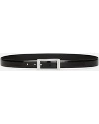 Dolce & Gabbana - Brushed Calfskin Belt - Lyst