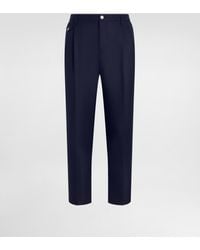 Dolce & Gabbana - Wool Pants With Double Darts - Lyst