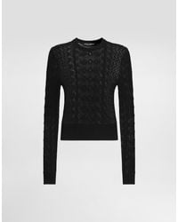 Dolce & Gabbana - Lace Pullover - Lyst