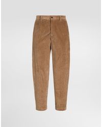 Dolce & Gabbana - Corduroy Trousers - Lyst