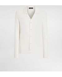 Dolce & Gabbana - Camisa De Punto De Algodón Calado - Lyst