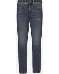 Dolce & Gabbana - Skinny Cotton Denim Audrey Jeans - Lyst