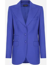 Dolce & Gabbana - Two-Way Stretch Wool Jacket - Lyst