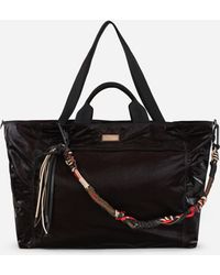 Dolce & Gabbana Reisetasche nero Sicilia dna aus nylon mit logoplakette - Schwarz