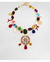Dolce & Gabbana - Carretto Wheel Necklace - Lyst