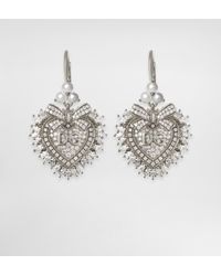Dolce & Gabbana - Devotion Earrings 18-Carat And Diamonds - Lyst