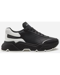 Dolce \u0026 Gabbana Leather Daymaster Sneakers In Nappa Calfskin in White for  Men - Save 52% - Lyst