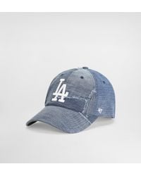 Dolce & Gabbana - X '47 Los Angeles Dodgers Denim Patchwork Baseball Cap - Lyst