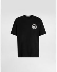 Dolce & Gabbana - Jersey T-Shirt With Patch - Lyst