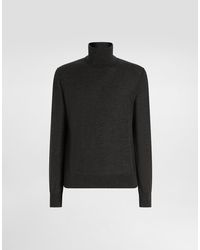 Dolce & Gabbana - Cashmere Turtleneck Pullover - Lyst